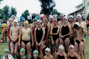 history photo of swimmer members
