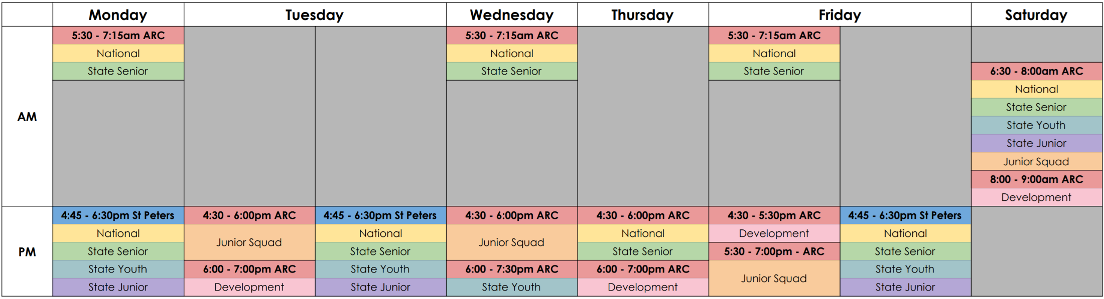 Winter Timetable 2026